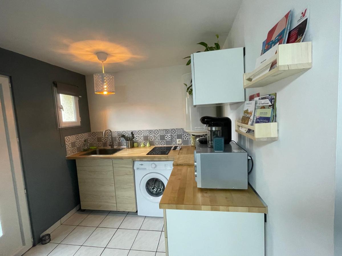Ferienwohnung Le First Auversois Charmant Studio Avec Jardinet Exterior foto